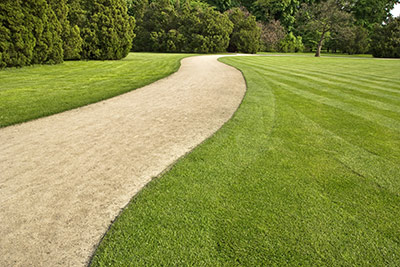 landscaped pathway