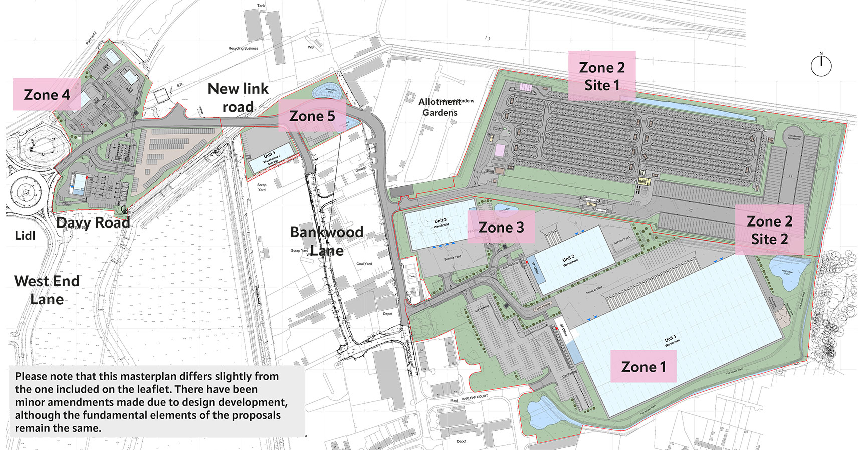 Proposed masterplan